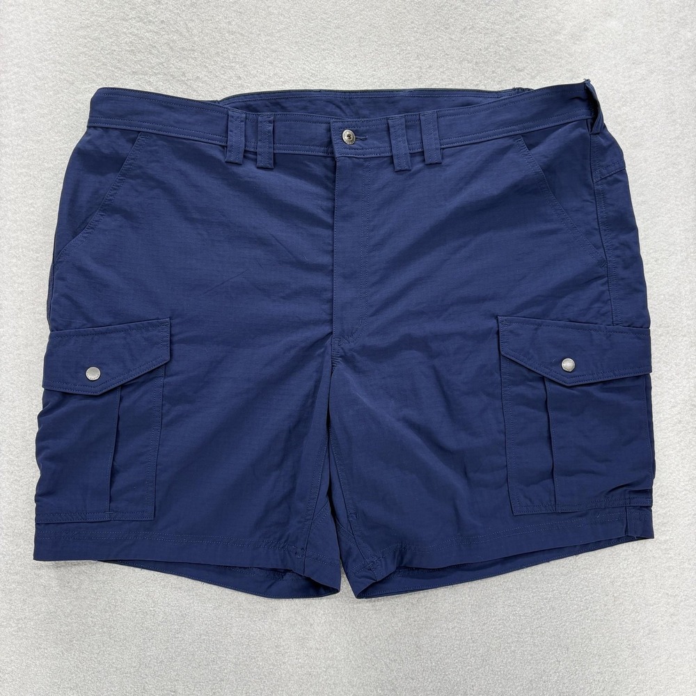 Duluth Armachillo Cooling Relaxed Fit 9" Cargo Shorts Mens 44 Blue Nylon Hiking